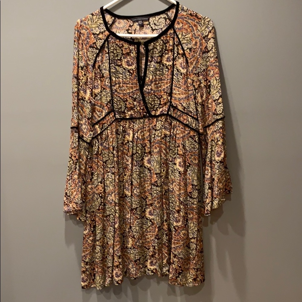 American Eagle Belle Sleeve Printed Dress